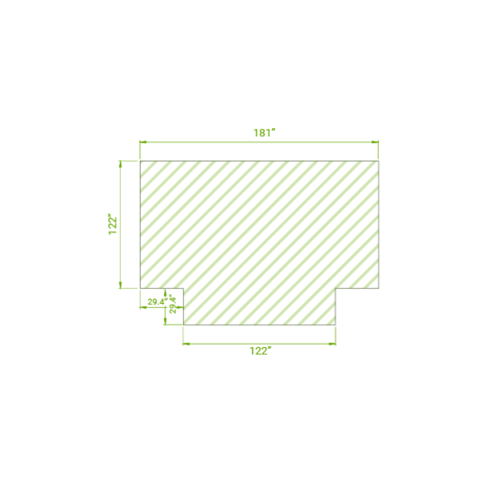 Bloom Cabin Aluminum T-Shape Orangerie Greenhouse | Luxury European Garden Conservatory