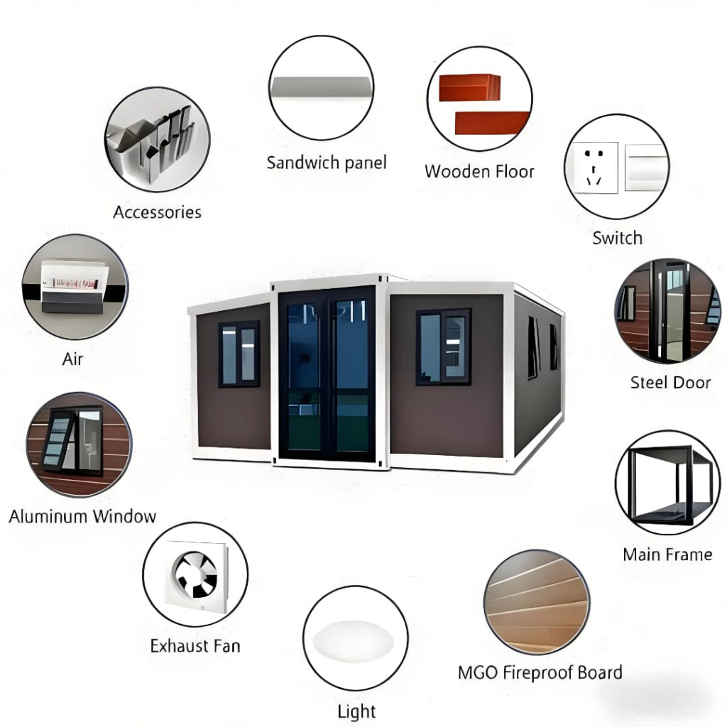 Expandable Prefab Tiny Home | Fully Equipped Modular ADU