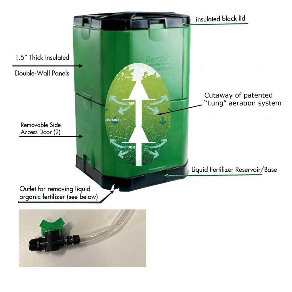 Aerobin 400 Insulated Composter | High-Efficiency Composting System