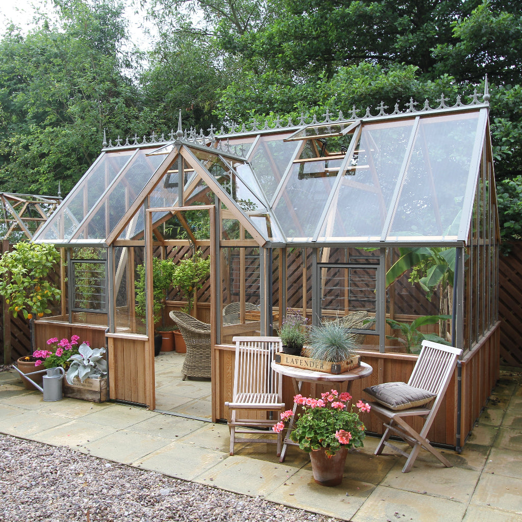 Alton Cambridge | T-Shaped Cedar Greenhouse