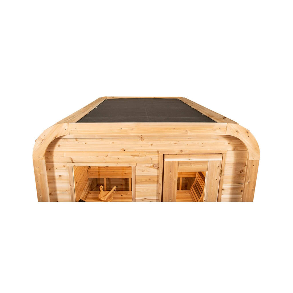 Dundalk Leisurecraft Luna Cube Sauna (4-Person, Canadian Timber) (SAK96475)