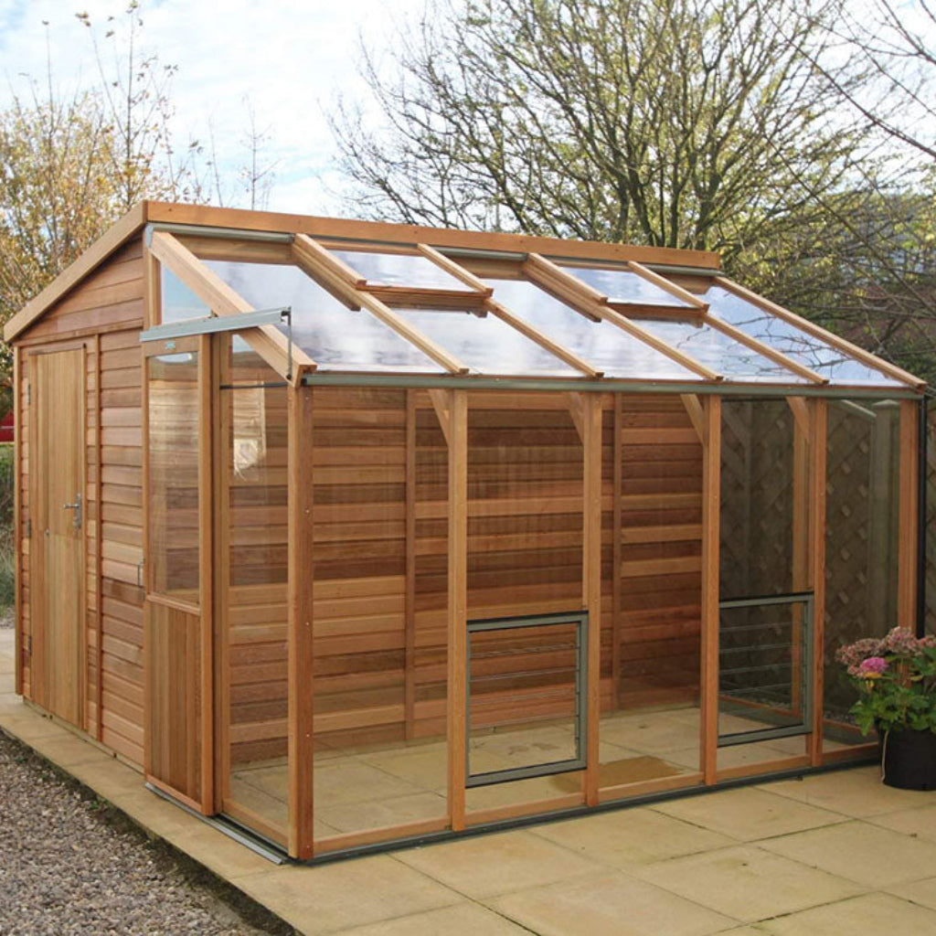 Alton Fusion 10 | Modern Cedar Greenhouse