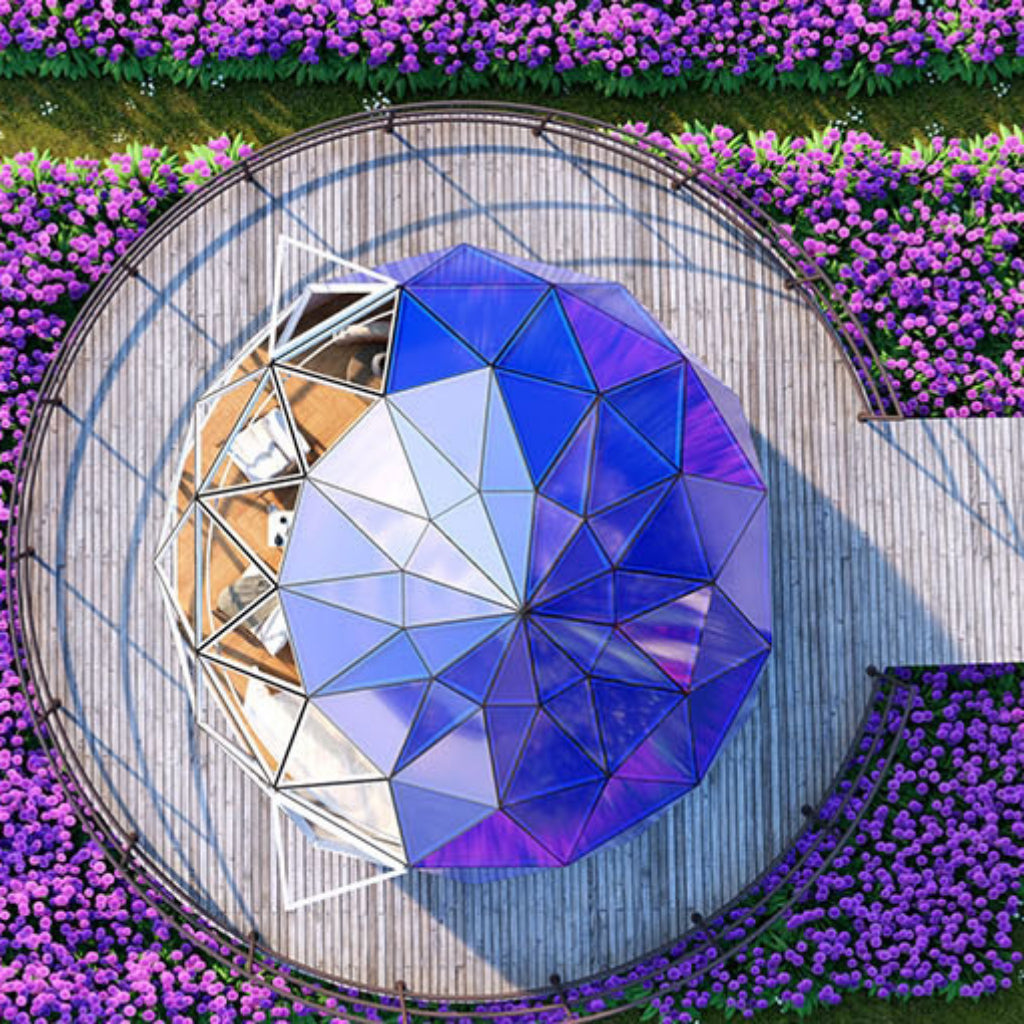 Dome Spaces GDT Terrace Series Glass Domes | Architectural Glass Domes with Outdoor Terrace
