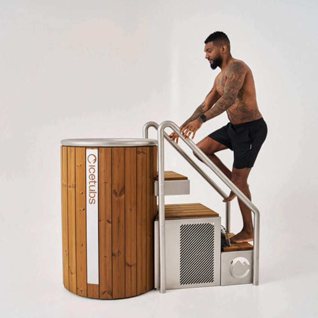 Icetubs IceBarrel Cold Plunge Tub (Thermowood &amp; Stainless Steel) (SAK68129)