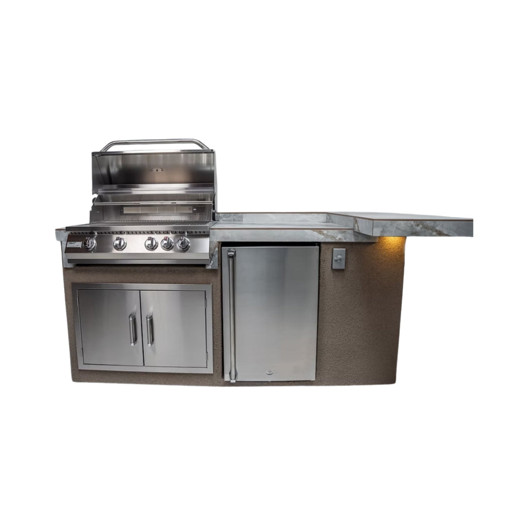 KoKoMo Grills St. John BBQ Island | Luxury Outdoor Kitchen & Entertainment Center (SAK91568)