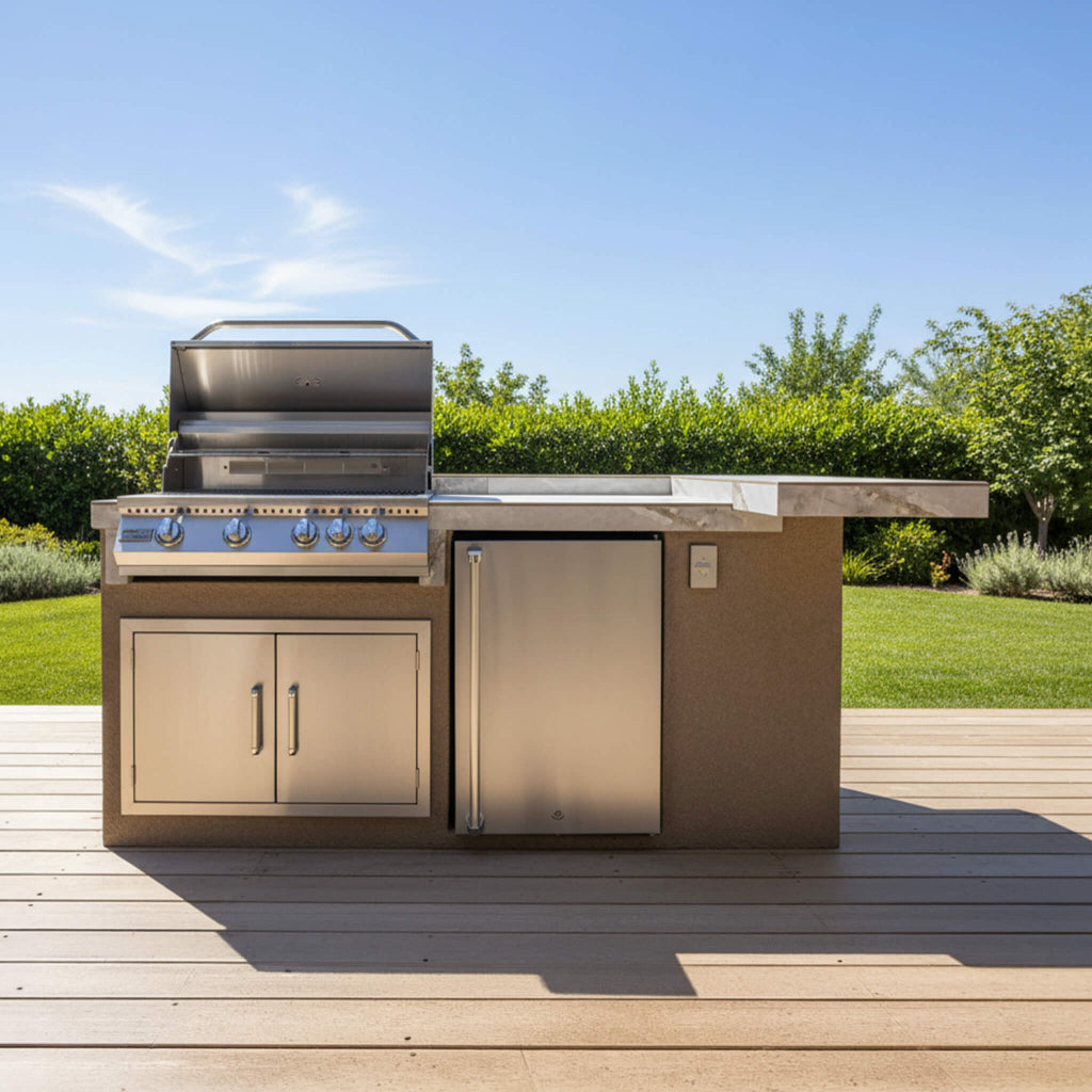 KoKoMo Grills St. John BBQ Island | Luxury Outdoor Kitchen & Entertainment Center (SAK91568)