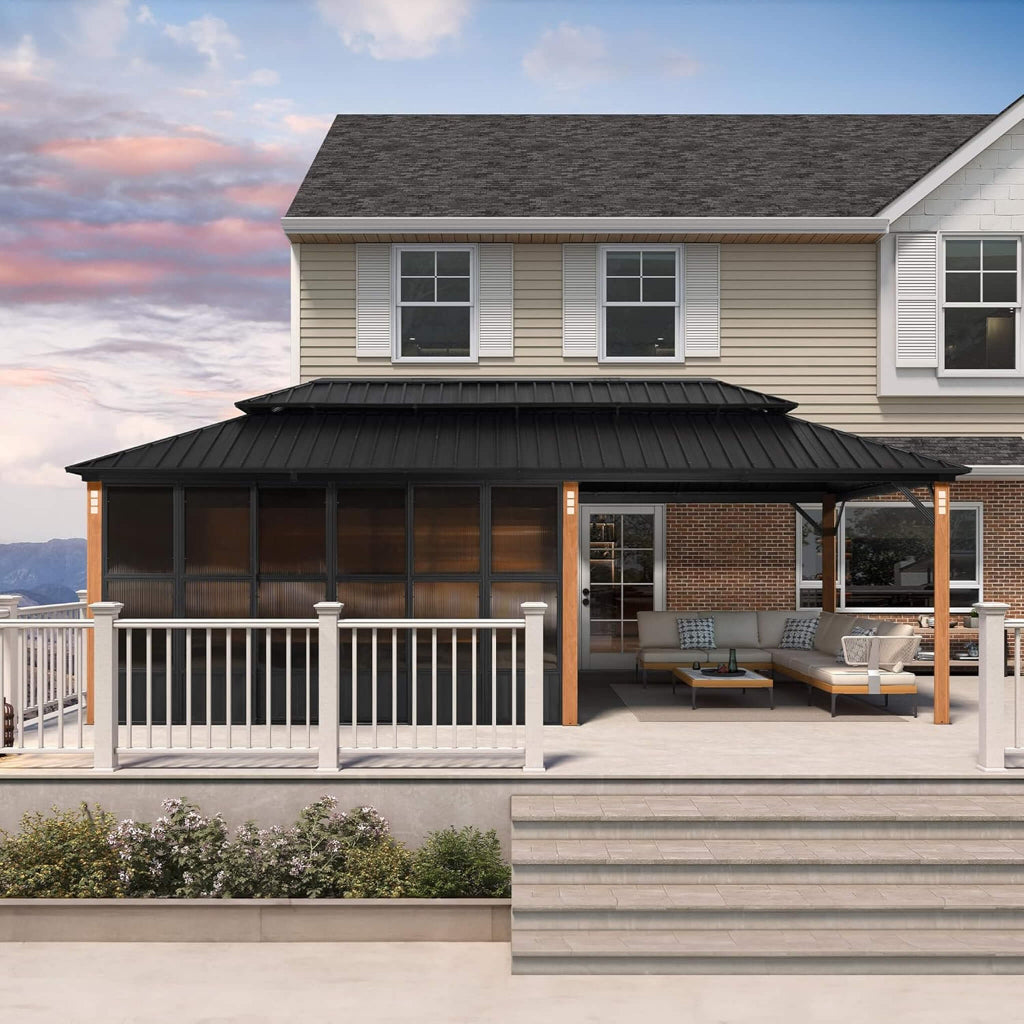 Alora Oasis Heavy-Duty Hardtop Sunroom (SAK79102)