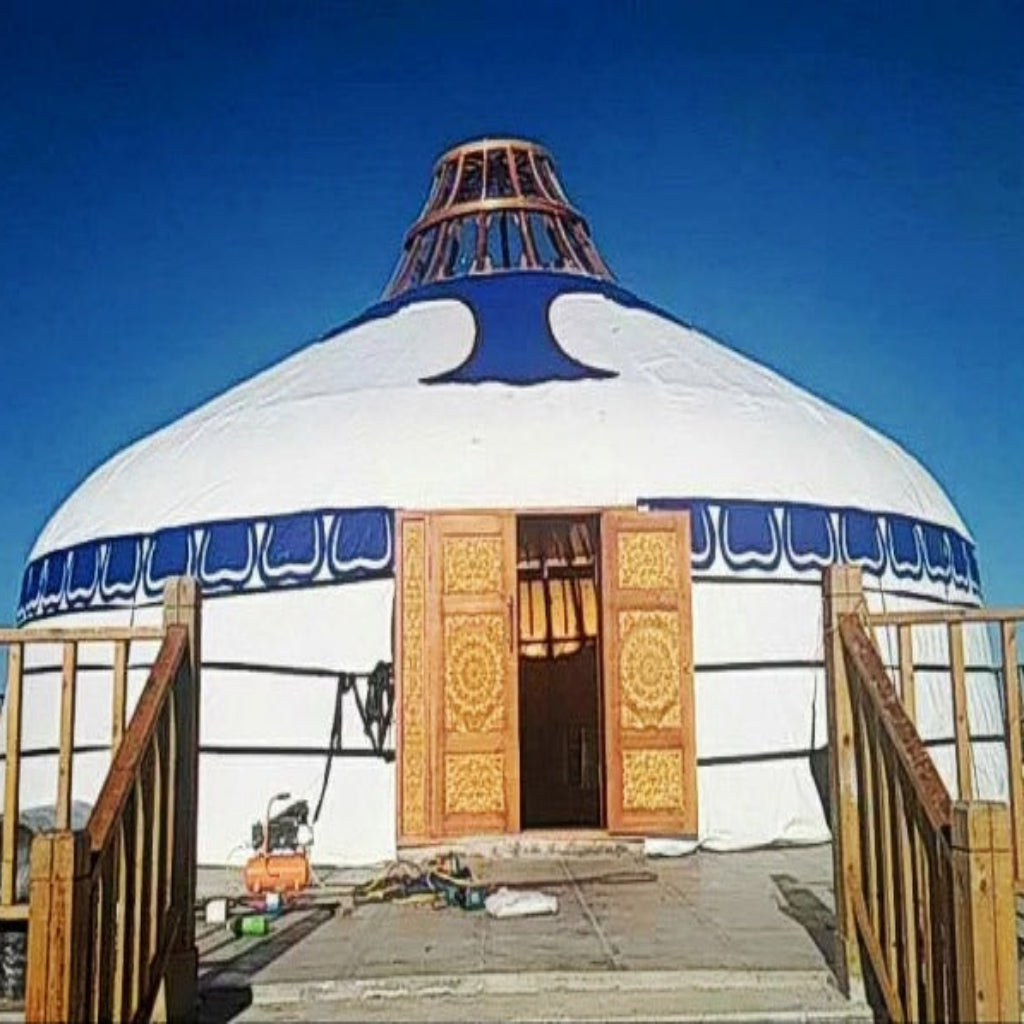 Yurt Spaces YM L Steel & Wood Yurt | Hybrid Luxury Yurt System