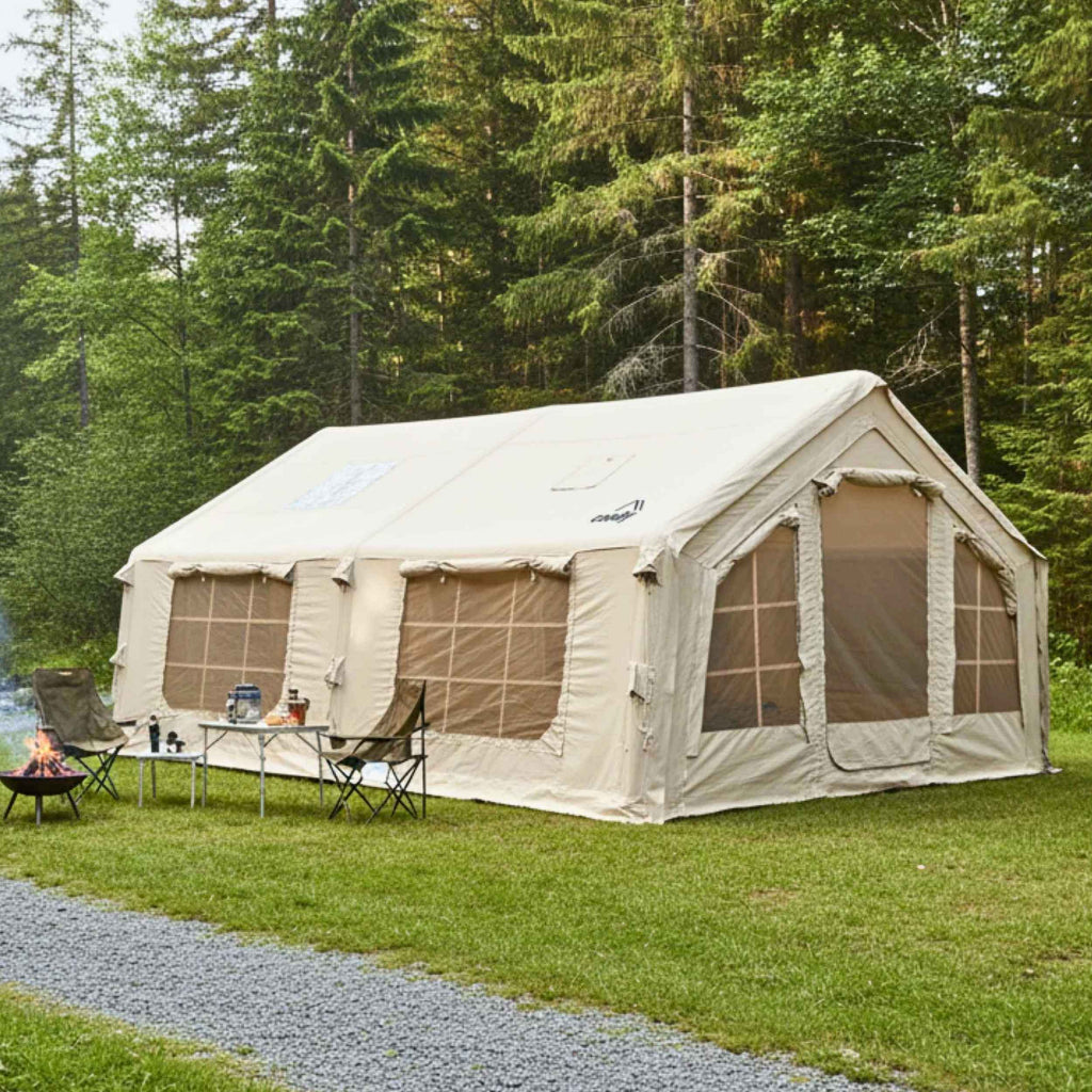Coody 17.2 Koala-7 Beige Inflatable Air Tent for 2–10 People