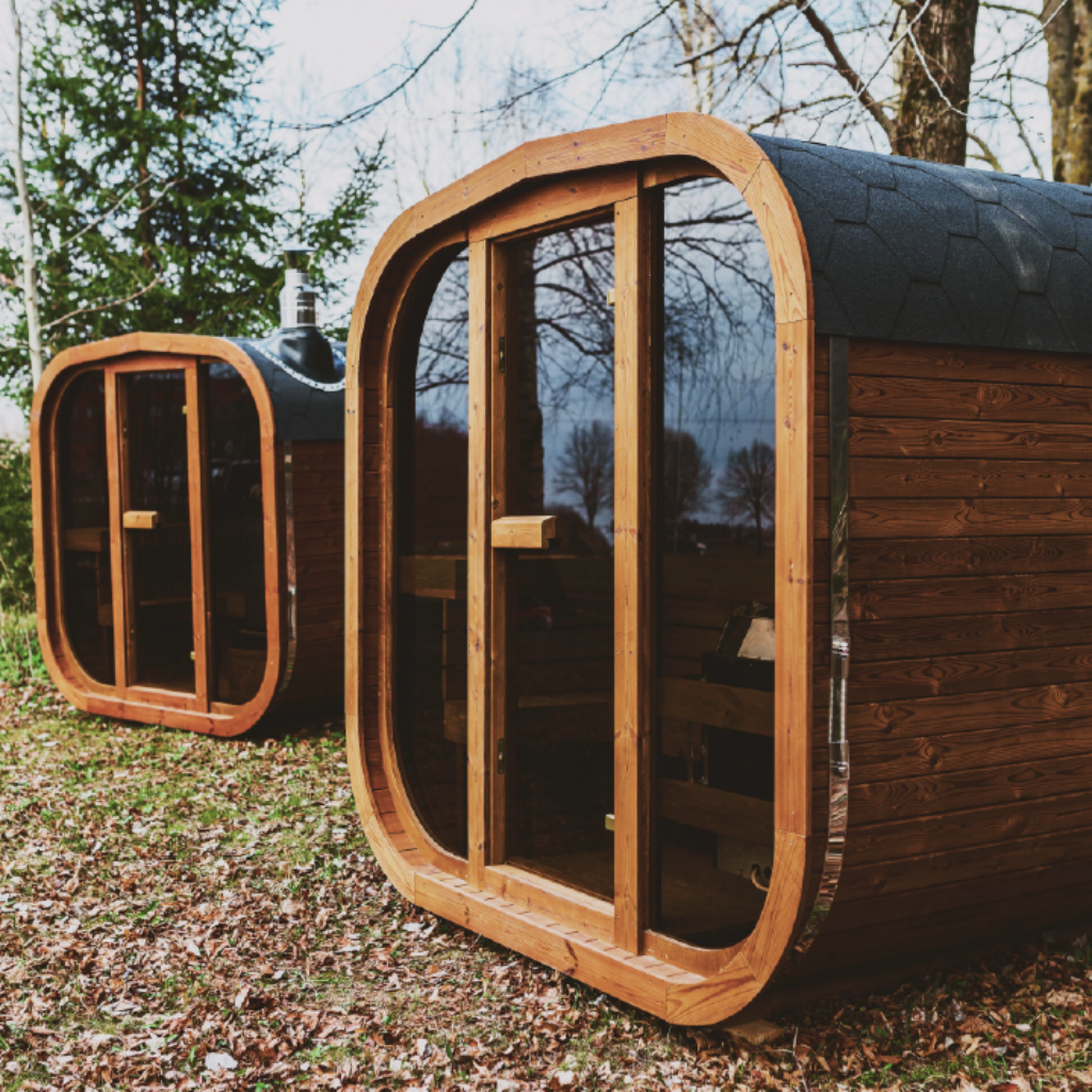 ThermoWood 4 Person Outdoor Sauna MW16