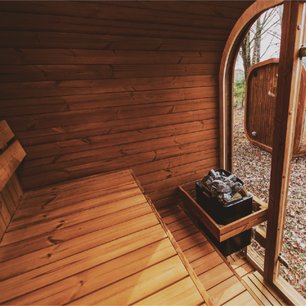 ThermoWood 4 Person Outdoor Sauna MW16