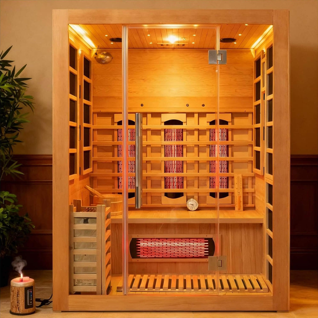Rövia Aurora 3-Person Dual-System Sauna Room (SAK41592)