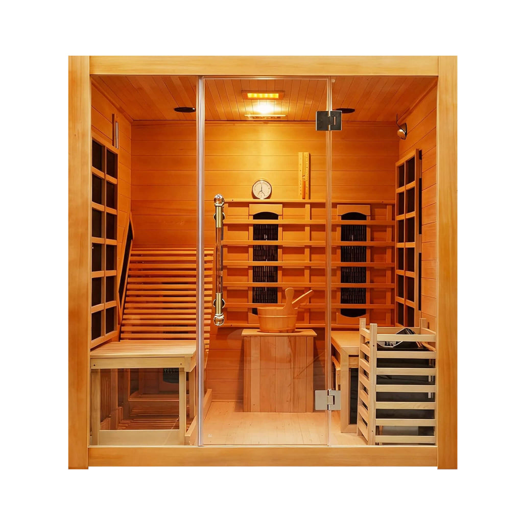 Rövia Oasis 3-Person Indoor Hybrid Sauna Room (SAK35182)