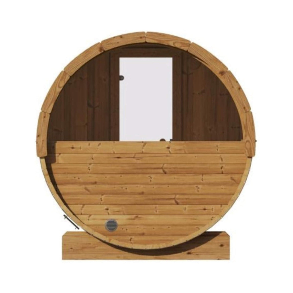 SaunaLife Model E8W Ergo Series 6-Person Outdoor Thermo-Spruce Sauna Barrel [SL-MODELE8W] (SAK92573)