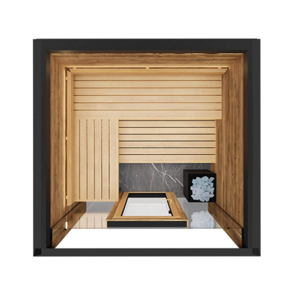 ThermaSol Fortis 4-Person Outdoor Sauna Cabin (SAK35896)