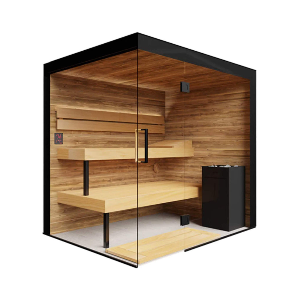 ThermaSol Lumaria 5-Person Indoor Glass Sauna Cabin (SAK84962)