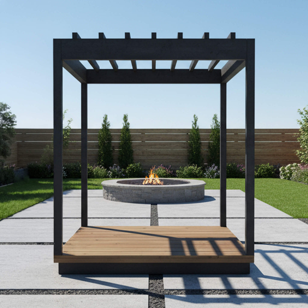 ThermaSol Nordic Misty Wood Pergola (SAK81954)