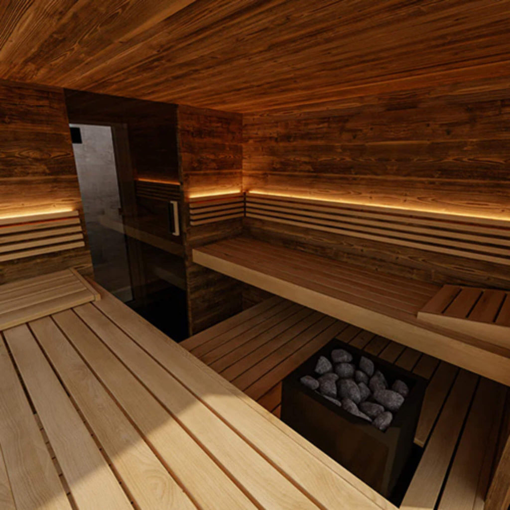 ThermaSol Ombra 5-Person Outdoor Sauna Cabin (SAK63017)
