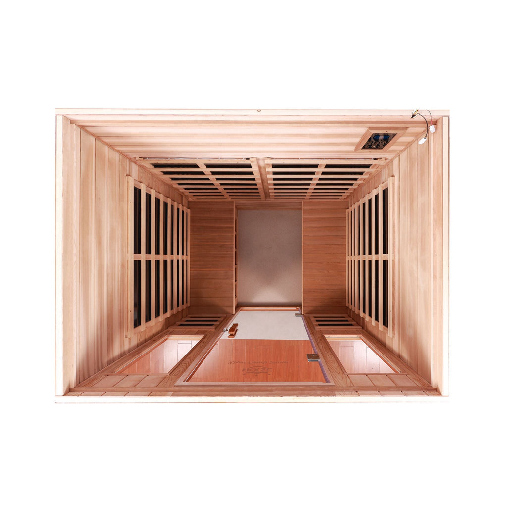 Thermora 4-Person Outdoor Infrared Hemlock Sauna (SAK82140)